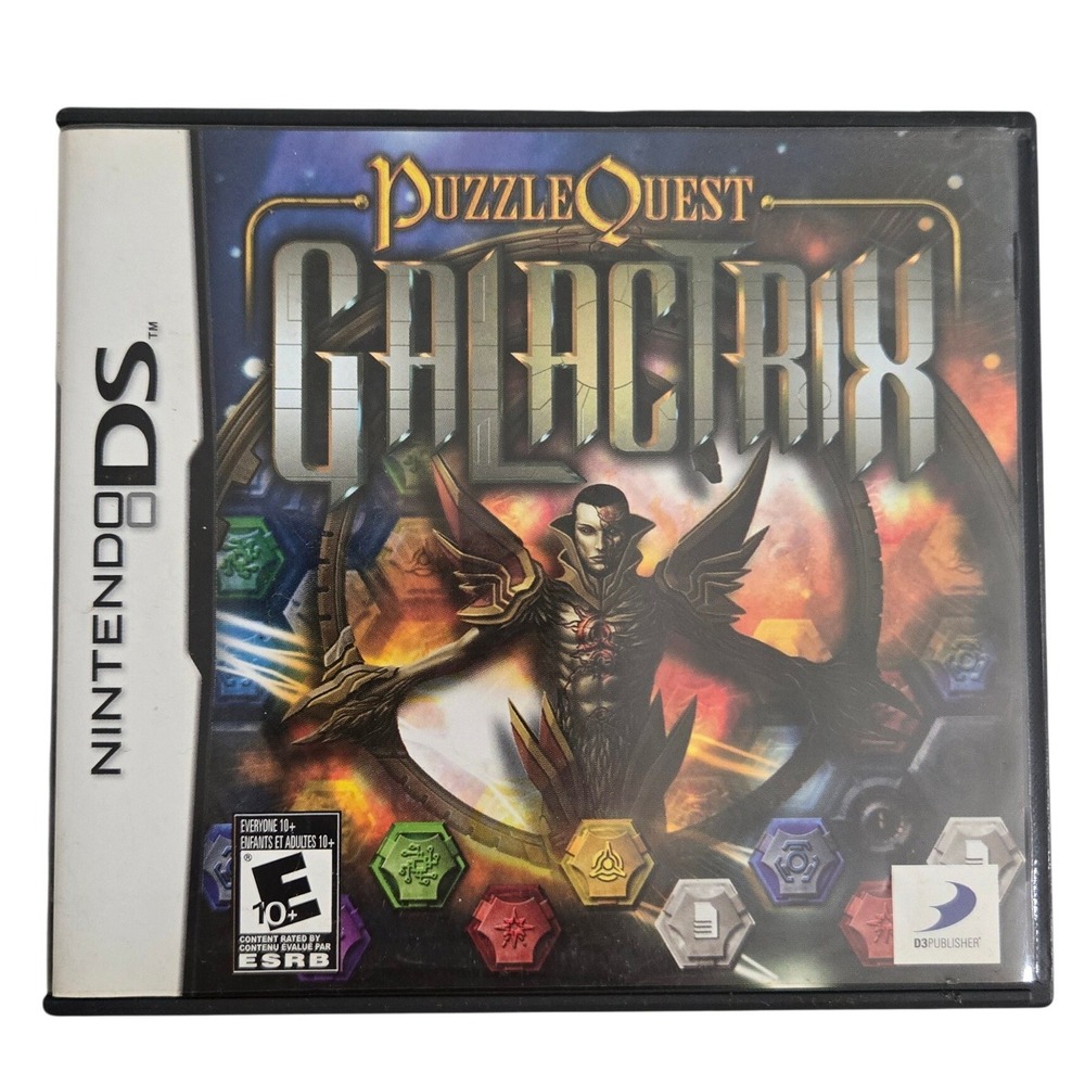 Puzzle Quest Galactrix Nintendo DS 2009 CIB Complete With Manual D3 Publisher